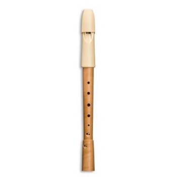 Soprano recorder Prima beige german double hole Art.-Nr. 1092